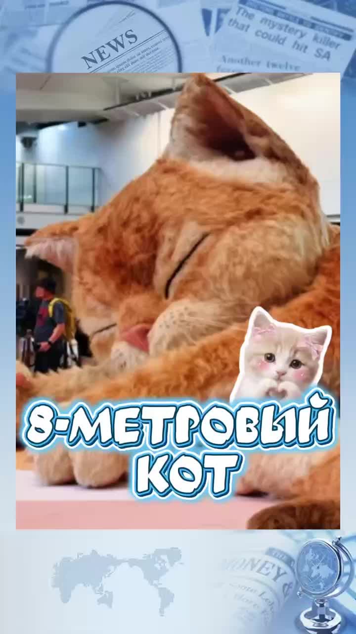 8-МЕТРОВЫЙ КОТ? 😱